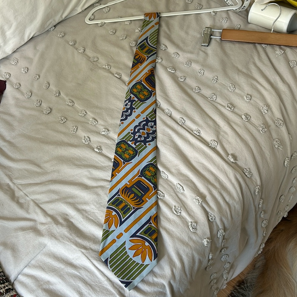 Vintage Ed Mitchell Necktie Cotton